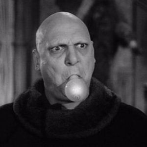 Halloween Magic Light Up Bulb Like Uncle Fester!  Lights Up In Mouth or Hand!!